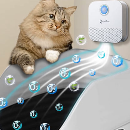 Adiós Olores: Purificador Inteligente Downypaws para Arena de Gato